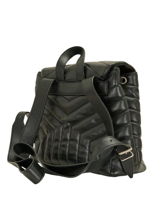 YSL Loulou Backpack in Black Calfskin main image 4